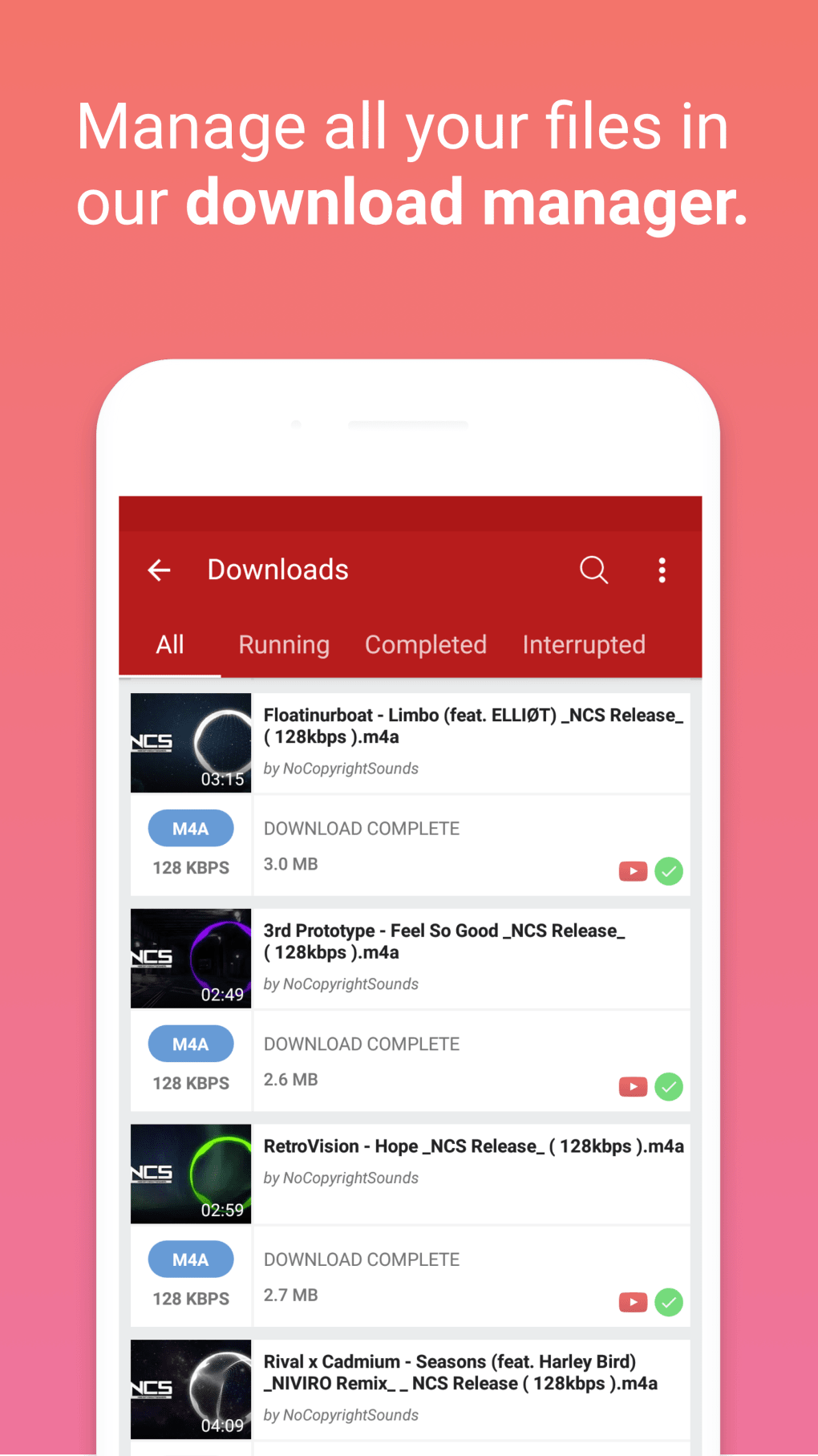Music player app for android